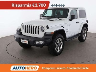 Usata Jeep Wrangler Sahara 200 CV (147 kW) 2018 Bianco SUV
