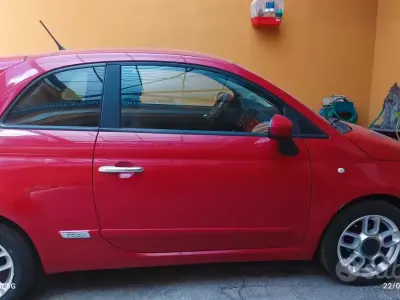 Usata Fiat 500 69 CV (50 kW) 2009 Rosso Cabrio