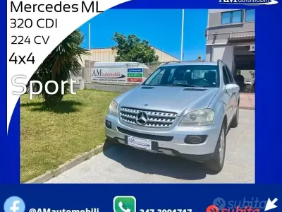 Usata Mercedes ML320 224 CV (164 kW) 2006 Grigio SUV