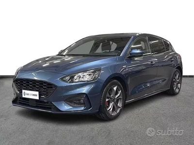 Usata Ford Focus ST-Line X 155 CV (114 kW) 2021 Blu Berlina