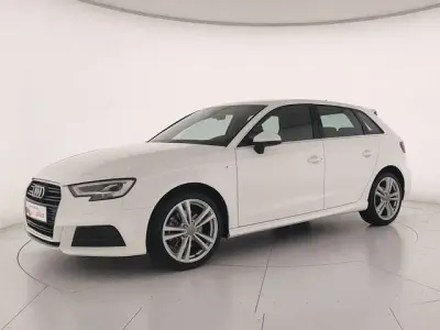Usata Audi A3 Admired 150 CV (110 kW) 2020 Bianco ibis Berlina