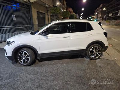 Usata VW T-Cross Advance 95 CV (69 kW) 2019 Blu/azzurro SUV