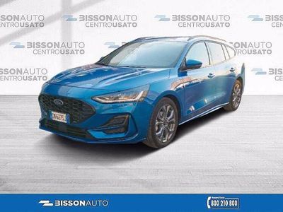Usata Ford Focus ST-Line X 125 CV (91 kW) 2023 Blu Station wagon