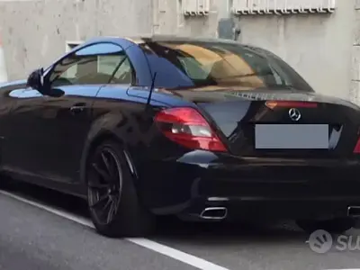 Usata Mercedes SLK200 184 CV (135 kW) 2010 Nero Cabrio
