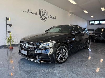 Usata Mercedes C220 Premium Plus 194 CV (142 kW) 2019 Nero Coupé