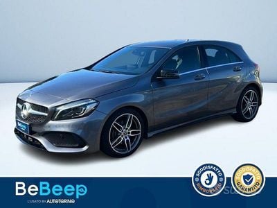 Usata Mercedes A200 Premium 136 CV (100 kW) 2018 Antracite metallizzato Berlina