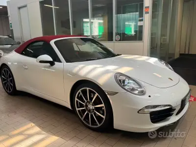 Usata Porsche 911 Carrera Cabriolet 350 CV (257 kW) 2013 Bianco Cabrio