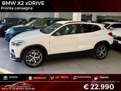 Usata BMW X2 M Sport 190 CV (139 kW) 2019 Bianco SUV