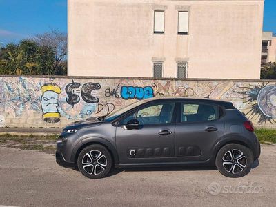 Usata Citroën C3 Shine 102 CV (75 kW) 2019 Grigio Utilitaria