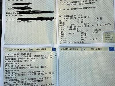 Verde Usata 2007 Fiat Panda 4x4 Cross Utilitaria | 7000 €