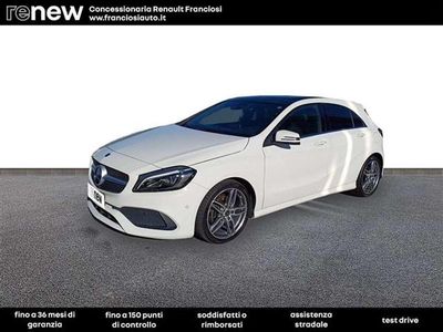 Usata Mercedes A180 Premium 109 CV (80 kW) 2017 Bianco Utilitaria