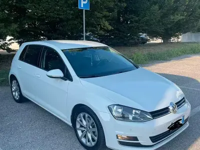 Usata VW Golf VII 110 CV (80 kW) 2016 Bianco Berlina