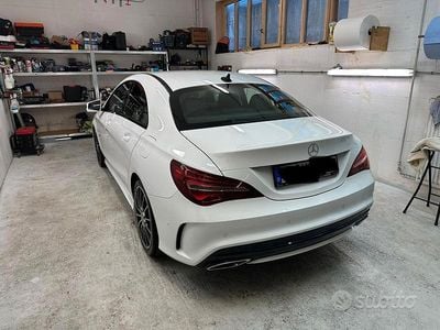 Usata Mercedes CLA200 AMG line 156 CV (114 kW) 2018 Bianco Coupé
