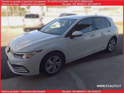 Usata VW Golf VIII Style 131 CV (96 kW) 2021 Bianco Berlina