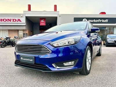Usata Ford Focus Titanium 120 CV (88 kW) 2018 Ocean blue Station wagon