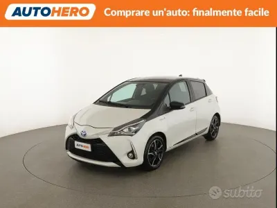 Usata Toyota Yaris Hybrid Edition 73 CV (53 kW) 2018 Bianco Berlina