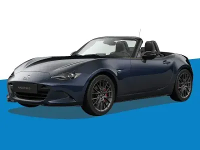 Usata Mazda MX5 Homura-Line 131 CV (96 kW) 2024 Deep crystal blue Cabrio