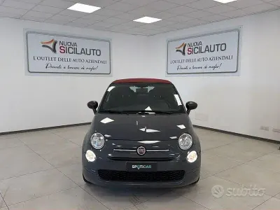 Usata Fiat 500C 70 CV (51 kW) 2022 Grigio Cabrio