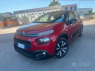 Usata Citroën C3 PureTech 82 CV (60 kW) 2017 Rosso Berlina