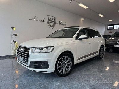 Usata Audi Q7 S-Line 272 CV (200 kW) 2017 Bianco perlato SUV