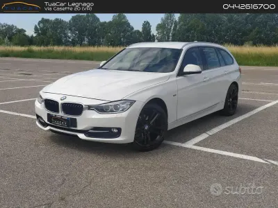Usata BMW 320 Sport Line 184 CV (135 kW) 2014 Bianco Station wagon