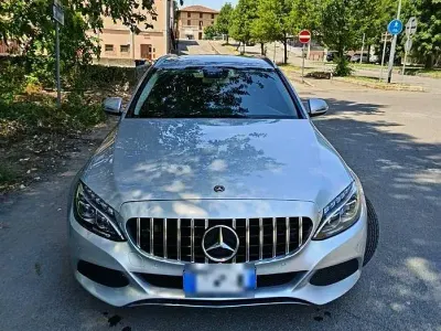 Usata Mercedes C200 136 CV (100 kW) 2017 Bianco Station wagon