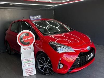 Usata Toyota Yaris Hybrid Edition 73 CV (53 kW) 2018 Rosso Berlina