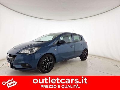 Usata Opel Corsa S 116 CV (85 kW) 2017 Blu tetto nero Utilitaria