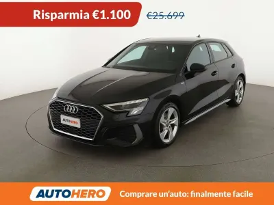 Usata Audi A3 S-Line 150 CV (110 kW) 2020 Nero Berlina