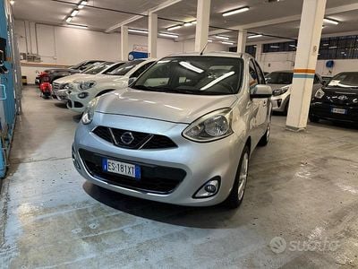 Usata Nissan Micra Acenta 80 CV (58 kW) 2013 Grigio Utilitaria