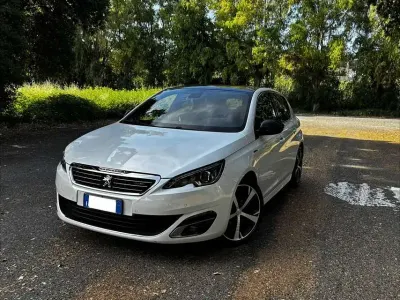 Usata Peugeot 308 GT-line 131 CV (96 kW) 2016 Bianco Berlina