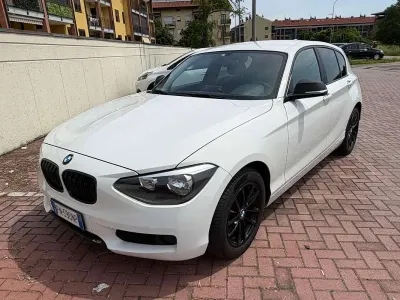 Usata BMW 114 Efficient Dynamics 95 CV (69 kW) 2014 Bianco Utilitaria