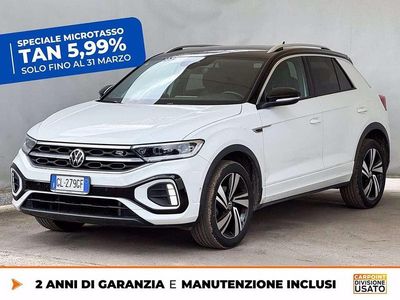 Usata VW T-Roc R-line 110 CV (80 kW) 2022 Bianco SUV