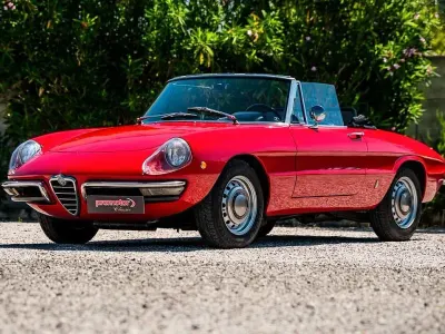Usata Alfa Romeo GT Junior 88 CV (64 kW) 1969 Rosso Cabrio