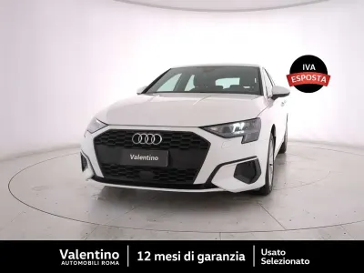 Usata Audi A3 Advanced 116 CV (85 kW) 2021 Bianco Berlina