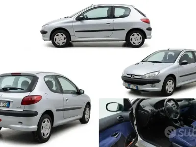 Usata Peugeot 206 88 CV (64 kW) 2003 Grigio Berlina