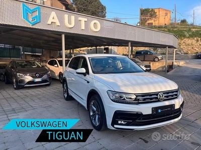 Usata VW Tiguan R-line 150 CV (110 kW) 2018 Bianco SUV
