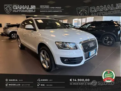 Usata Audi Q5 S-Line 170 CV (125 kW) 2011 Bianco SUV