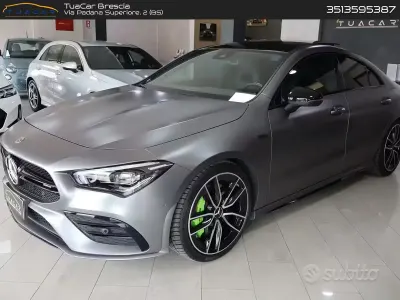 Usata Mercedes CLA35 AMG Premium 306 CV (225 kW) 2022 Grigio Berlina