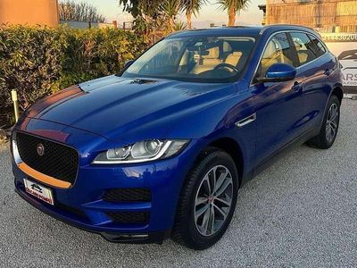 Usata Jaguar F-Pace Portfolio 179 CV (131 kW) 2019 Blu/azzurro SUV