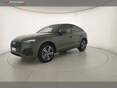 Usata Audi Q5 Sportback S-line plus 204 CV (150 kW) 2022 Verde distretto metallizzato SUV