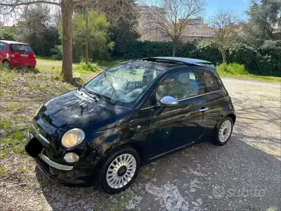 Usata Fiat 500 Lounge 69 CV (50 kW) 2008 Nero Berlina