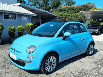 Usata Fiat 500C Lounge 69 CV (50 kW) 2014 Bluazzurro Cabrio