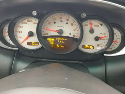 Usata Porsche 996 420 CV (308 kW) 2003 Nero Cabrio
