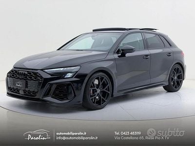 Usata Audi RS3 Ambiente 400 CV (294 kW) 2023 Nero mythos Berlina