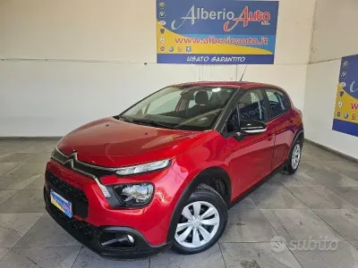 Usata Citroën C3 Feel 102 CV (75 kW) 2022 Rosso Utilitaria