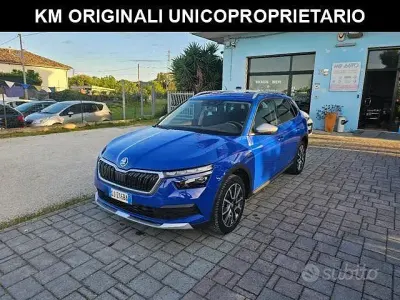 Usata Skoda Kamiq ScoutLine 90 CV (66 kW) 2022 Blu SUV