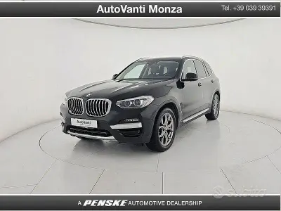 Usata BMW X3 xLine 190 CV (139 kW) 2021 Nero SUV