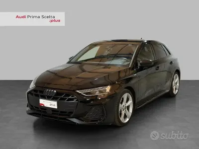 Usata Audi A3 S-Line 150 CV (110 kW) 2025 Nero mito metallizzato Berlina