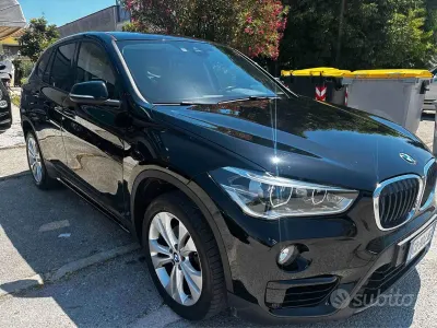 Usata BMW X1 Sport Line 150 CV (110 kW) 2017 Nero SUV
